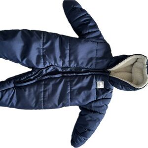 Carter’s just one you baby coat, color blue, in very good condition